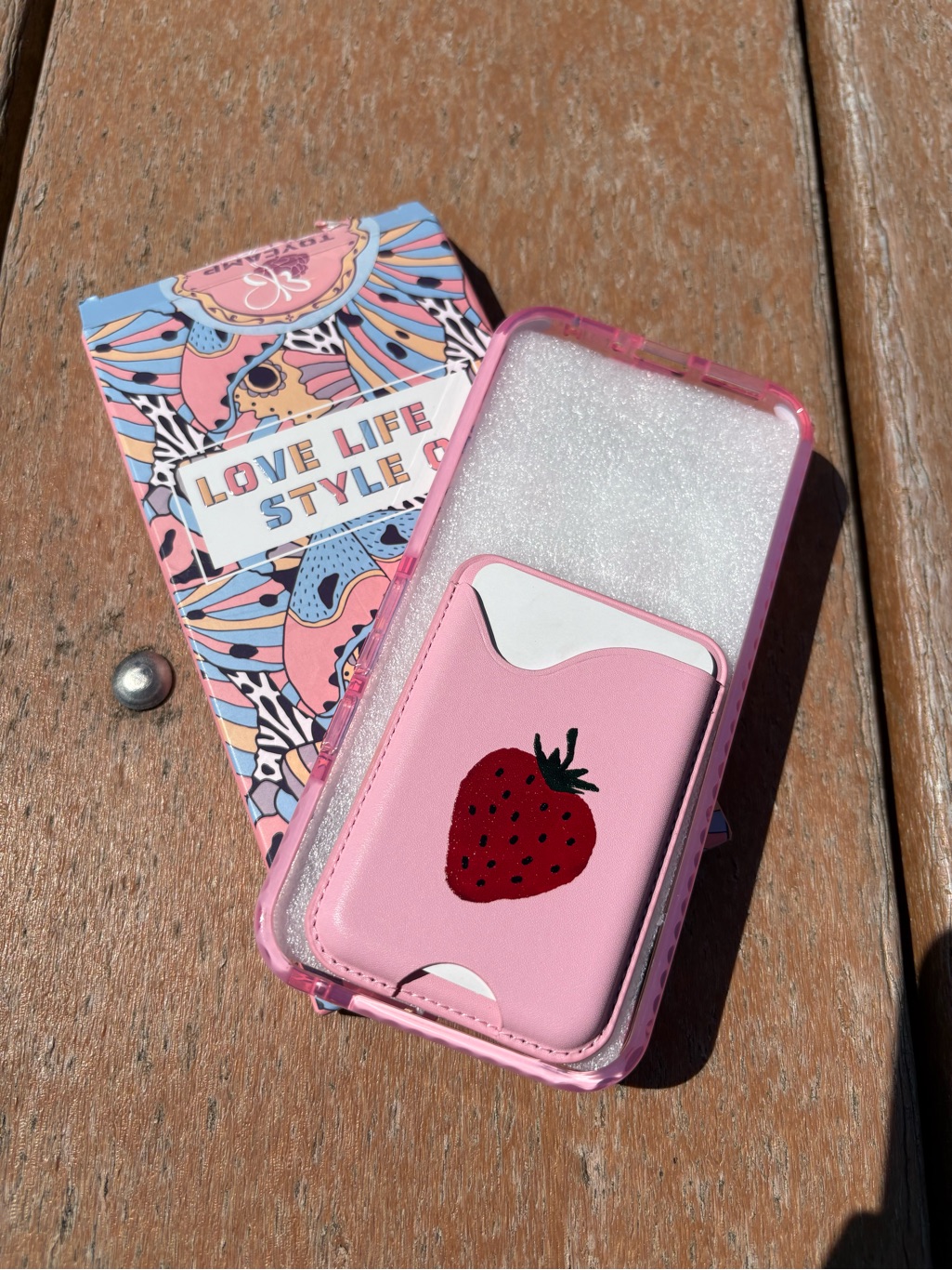 Pixel 9 Pro Pixel Case 9 Pink Strawberry Card Wallet Phone Case  Unbranded